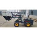 China 1000kg 1 Tonne Mini kleiner elektrischer Farmradlader